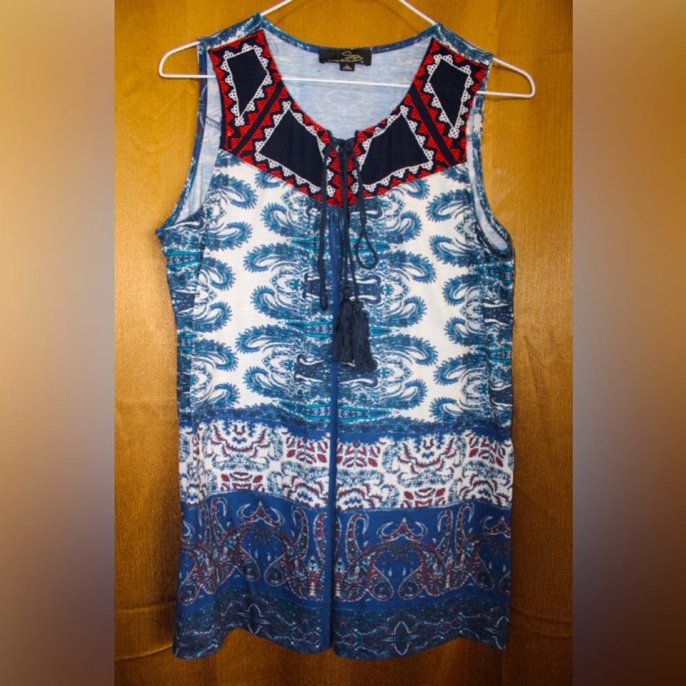 Suzanne Betro Sleeveless tank top size large